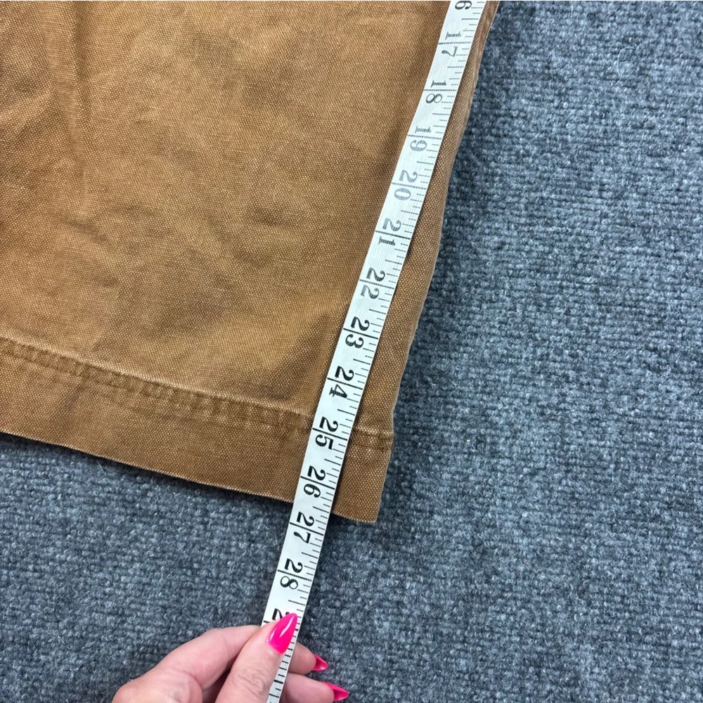 FRYE Women’s Camber Camel colored Canvas Wide Leg Pants size: 29 - Picture 8 of 13